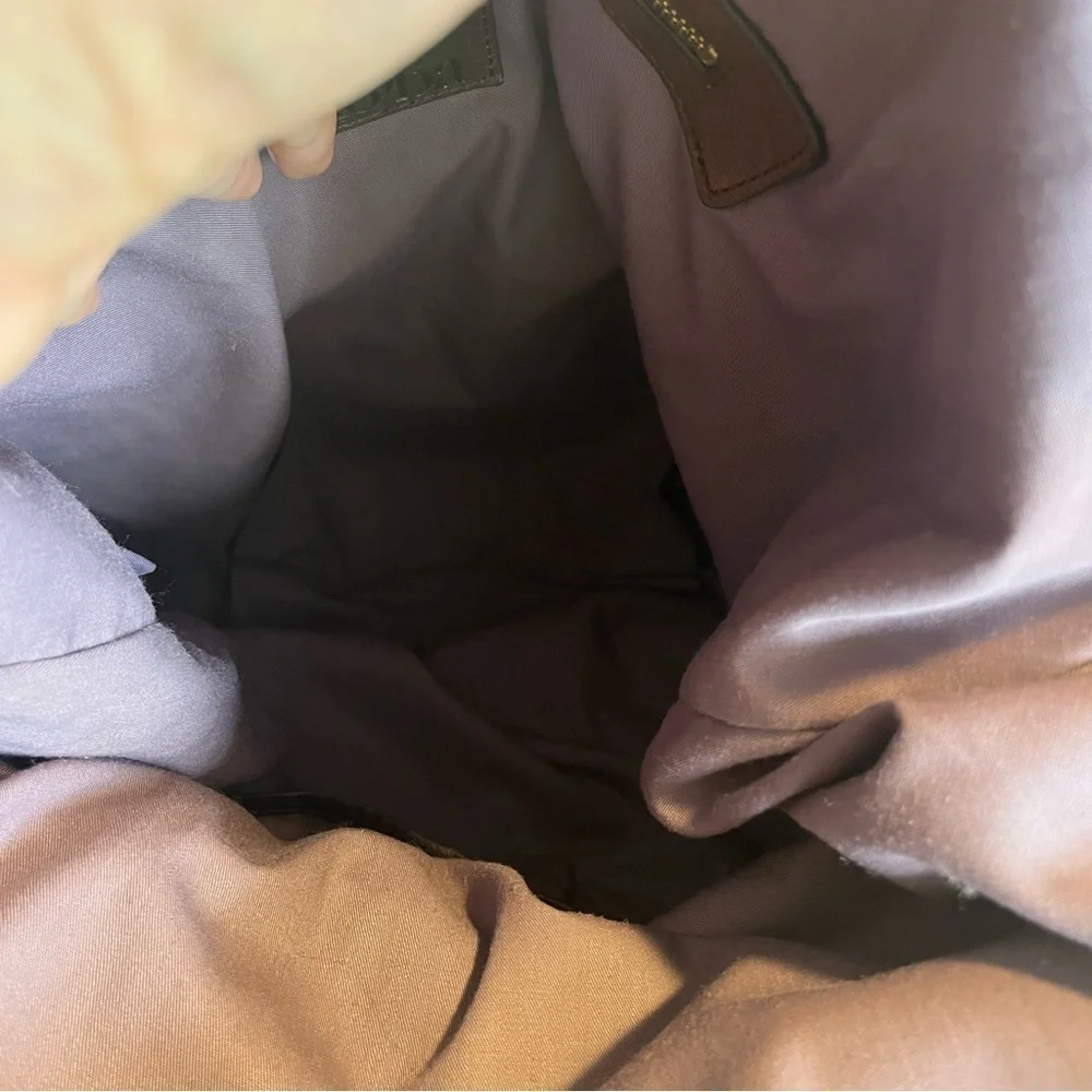 Brown KOOBA Ava Fold Over Hangbag